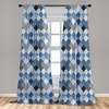 image:imageAmbesonne Paisley Curtains Delicate Bohemian Leafy Motives on Stripes in Neutral Muted Colors Window Treatments 2 Panel Set for Living Room Bedroom Pair of  28 x 63 Warm Taupe Ivory and SepiaBlack Blue