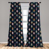image:imageAmbesonne Paisley Curtains Delicate Bohemian Leafy Motives on Stripes in Neutral Muted Colors Window Treatments 2 Panel Set for Living Room Bedroom Pair of  28 x 63 Warm Taupe Ivory and SepiaMulti Color