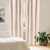 image:imageAmbesonne Paisley Curtains Delicate Bohemian Leafy Motives on Stripes in Neutral Muted Colors Window Treatments 2 Panel Set for Living Room Bedroom Pair of  28 x 63 Warm Taupe Ivory and SepiaPeach Cream