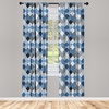 image:imageAmbesonne Paisley Curtains Delicate Bohemian Leafy Motives on Stripes in Neutral Muted Colors Window Treatments 2 Panel Set for Living Room Bedroom Pair of  28 x 63 Warm Taupe Ivory and SepiaBlack Blue