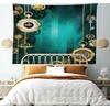 image:imageAmbesonne Retro Tapestry Angel Greek Muse on NeoClassic Pillars Relic Print Antique Neutral Toned Graphic Print Wall Hanging for Bedroom Living Room Dorm Decor 60 X 80 WhiteGreen Gold