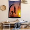 image:imageAmbesonne Retro Tapestry Angel Greek Muse on NeoClassic Pillars Relic Print Antique Neutral Toned Graphic Print Wall Hanging for Bedroom Living Room Dorm Decor 60 X 80 WhiteDark Coral Black Yellow