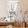 image:imageAmbesonne Retro Tapestry Angel Greek Muse on NeoClassic Pillars Relic Print Antique Neutral Toned Graphic Print Wall Hanging for Bedroom Living Room Dorm Decor 60 X 80 WhiteWhite Eggshell
