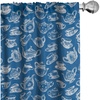 image:imageAmbesonne Animal Print Window Curtains Savannah Pattern Cheetah Skin Print Fauna Theme in Neutral Colors Print Lightweight Decor 2Panel Set with Rod Pocket Pair of  28 x 63 Beige and BrownCobalt Blue and White