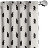 image:imageAmbesonne Animal Print Window Curtains Savannah Pattern Cheetah Skin Print Fauna Theme in Neutral Colors Print Lightweight Decor 2Panel Set with Rod Pocket Pair of  28 x 63 Beige and BrownCream Black
