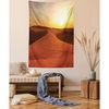 image:imageAmbesonne Desert Tapestry Footprints on Sand Dunes at Sunrise Hot Dubai Landscape Travel Destination Wide Wall Hanging for Bedroom Living Room Dorm 60 X 40 Dark Orange YellowDark Orange Yellow