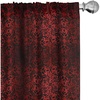 image:imageAmbesonne Floral Curtains Exquisite Floral Inspired Vibrant Toned Branch Blush Baroque Curls Image Window Treatments 2 Panel Set for Living Room Bedroom Pair of  28 x 95 Maroon RoseVermilion Black