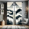 image:imageAmbesonne Floral Window Curtains Minimalist Design Cozy Neutral Farmhouse Plaid with Leaves and Flowers Lightweight Decorative 2Panel Set amp Rod Pocket Pair of  28 x 95 Sage Green Blue YellowDark Petrol Blue Eggshell