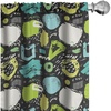 image:imageAmbesonne Neutral Window Curtains Pack of 2 Cartoonish Bears Nordic Scandi Themed Leaves Botanical Hearts Minimal Tones Lightweight Set with Rod Pocket 4 Panels of  28 x 95 Grey Tan and IvoryBlack Green