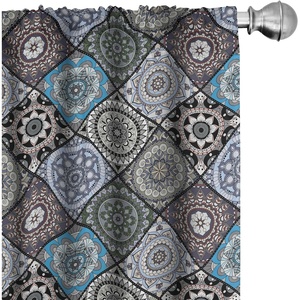 image:imageAmbesonne Animal Print Window Curtains Savannah Pattern Cheetah Skin Print Fauna Theme in Neutral Colors Print Lightweight Decor 2Panel Set with Rod Pocket Pair of  28 x 63 Beige and BrownBlue Black