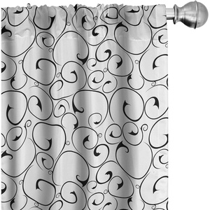 image:imageAmbesonne Animal Print Window Curtains Savannah Pattern Cheetah Skin Print Fauna Theme in Neutral Colors Print Lightweight Decor 2Panel Set with Rod Pocket Pair of  28 x 63 Beige and BrownBlack White