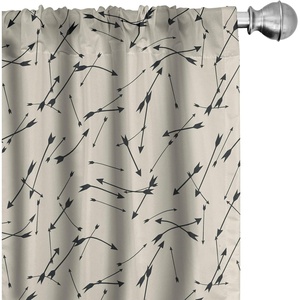 image:imageAmbesonne Animal Print Window Curtains Savannah Pattern Cheetah Skin Print Fauna Theme in Neutral Colors Print Lightweight Decor 2Panel Set with Rod Pocket Pair of  28 x 63 Beige and BrownSepia Charcoal