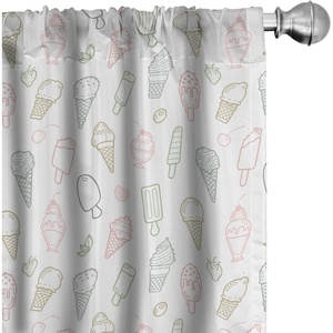 image:imageAmbesonne Animal Print Window Curtains Savannah Pattern Cheetah Skin Print Fauna Theme in Neutral Colors Print Lightweight Decor 2Panel Set with Rod Pocket Pair of  28 x 63 Beige and BrownWhite and Beige