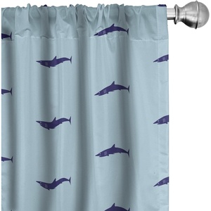 image:imageAmbesonne Animal Print Window Curtains Savannah Pattern Cheetah Skin Print Fauna Theme in Neutral Colors Print Lightweight Decor 2Panel Set with Rod Pocket Pair of  28 x 63 Beige and BrownBlue Navy