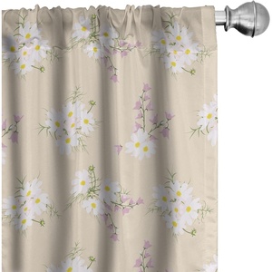 image:imageAmbesonne Floral Curtains Exquisite Floral Inspired Vibrant Toned Branch Blush Baroque Curls Image Window Treatments 2 Panel Set for Living Room Bedroom Pair of  28 x 95 Maroon RoseChampagne Mauve