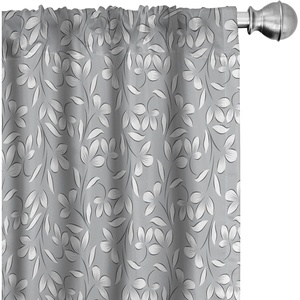 image:imageAmbesonne Floral Curtains Exquisite Floral Inspired Vibrant Toned Branch Blush Baroque Curls Image Window Treatments 2 Panel Set for Living Room Bedroom Pair of  28 x 95 Maroon RoseDimgrey White