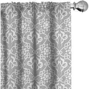 image:imageAmbesonne Floral Curtains Exquisite Floral Inspired Vibrant Toned Branch Blush Baroque Curls Image Window Treatments 2 Panel Set for Living Room Bedroom Pair of  28 x 95 Maroon RoseTaupe Pale