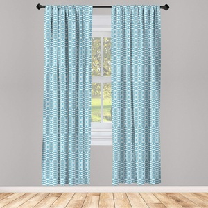 image:imageAmbesonne Floral Window Curtains Minimalist Design Cozy Neutral Farmhouse Plaid with Leaves and Flowers Lightweight Decorative 2Panel Set amp Rod Pocket Pair of  28 x 95 Sage Green Blue YellowTurquoise White