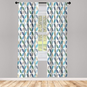 image:imageAmbesonne Floral Window Curtains Minimalist Design Cozy Neutral Farmhouse Plaid with Leaves and Flowers Lightweight Decorative 2Panel Set amp Rod Pocket Pair of  28 x 95 Sage Green Blue YellowSage Green