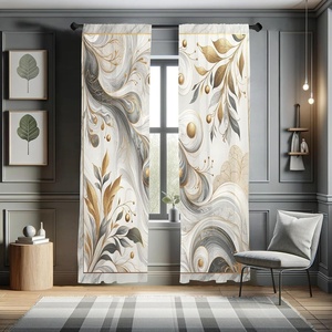 image:imageAmbesonne Floral Window Curtains Minimalist Design Cozy Neutral Farmhouse Plaid with Leaves and Flowers Lightweight Decorative 2Panel Set amp Rod Pocket Pair of  28 x 95 Sage Green Blue YellowGrey and Pale Coffee