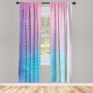 image:imageAmbesonne Floral Window Curtains Minimalist Design Cozy Neutral Farmhouse Plaid with Leaves and Flowers Lightweight Decorative 2Panel Set amp Rod Pocket Pair of  28 x 95 Sage Green Blue YellowBlue Violet