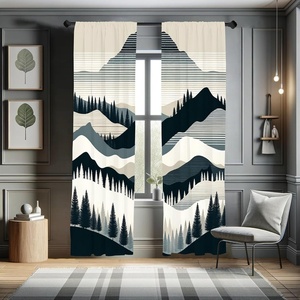 image:imageAmbesonne Floral Window Curtains Minimalist Design Cozy Neutral Farmhouse Plaid with Leaves and Flowers Lightweight Decorative 2Panel Set amp Rod Pocket Pair of  28 x 95 Sage Green Blue YellowDark Petrol Blue Eggshell