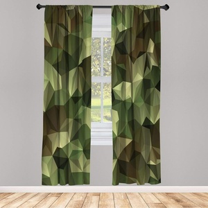 image:imageAmbesonne Floral Window Curtains Minimalist Design Cozy Neutral Farmhouse Plaid with Leaves and Flowers Lightweight Decorative 2Panel Set amp Rod Pocket Pair of  28 x 95 Sage Green Blue YellowOlive Green
