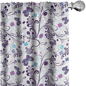 image:imageAmbesonne Neutral Window Curtains Pack of 2 Cartoonish Bears Nordic Scandi Themed Leaves Botanical Hearts Minimal Tones Lightweight Set with Rod Pocket 4 Panels of  28 x 95 Grey Tan and IvoryPurple Blue