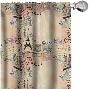 image:imageAmbesonne Neutral Window Curtains Pack of 2 Cartoonish Bears Nordic Scandi Themed Leaves Botanical Hearts Minimal Tones Lightweight Set with Rod Pocket 4 Panels of  28 x 95 Grey Tan and IvoryBlack Pink