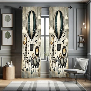 image:imageAmbesonne Neutral Window Curtains Pack of 2 Cartoonish Bears Nordic Scandi Themed Leaves Botanical Hearts Minimal Tones Lightweight Set with Rod Pocket 4 Panels of  28 x 95 Grey Tan and IvoryDusk Dark Teal Ecru
