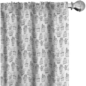 image:imageAmbesonne Paisley Curtains Bohemian Design Creamy Neutral Colored Ornament Ethnic Floral Leafy Window Treatments 2 Panel Set for Living Room Bedroom Pair of  28 x 63 Ivory Pale Sepia DimgrayWhite Grey