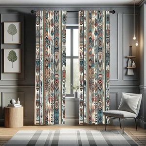 image:imageAmbesonne Paisley Curtains Delicate Bohemian Leafy Motives on Stripes in Neutral Muted Colors Window Treatments 2 Panel Set for Living Room Bedroom Pair of  28 x 63 Warm Taupe Ivory and SepiaTeal Coral and Orange