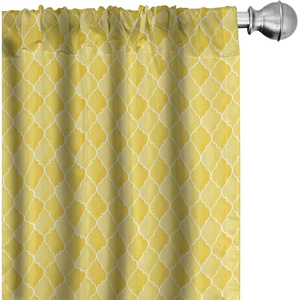 image:imageAmbesonne Paisley Curtains Delicate Bohemian Leafy Motives on Stripes in Neutral Muted Colors Window Treatments 2 Panel Set for Living Room Bedroom Pair of  28 x 63 Warm Taupe Ivory and SepiaMustard Yellow