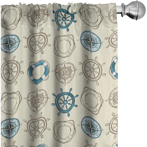 image:imageAmbesonne Paisley Curtains Delicate Bohemian Leafy Motives on Stripes in Neutral Muted Colors Window Treatments 2 Panel Set for Living Room Bedroom Pair of  28 x 63 Warm Taupe Ivory and SepiaBeige Teal