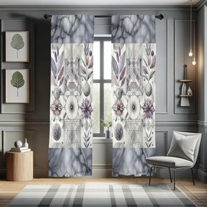 image:imageAmbesonne Paisley Curtains Delicate Bohemian Leafy Motives on Stripes in Neutral Muted Colors Window Treatments 2 Panel Set for Living Room Bedroom Pair of  28 x 63 Warm Taupe Ivory and SepiaCeil Blue Laurel Green