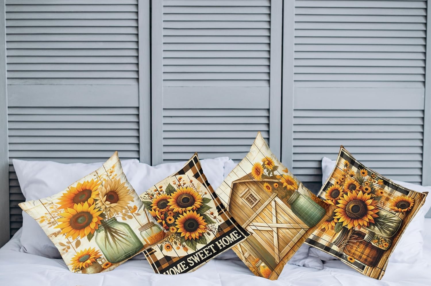image:imageAmbesonne Abstract Throw Decorative Pillow Cover Home amp Living Room Geometric Composition Colorful Striped Dotted Rhombus Decorative Square Accent Cushion Pillow Case 20 X 20 Purple White GreyOrange Green Caramel