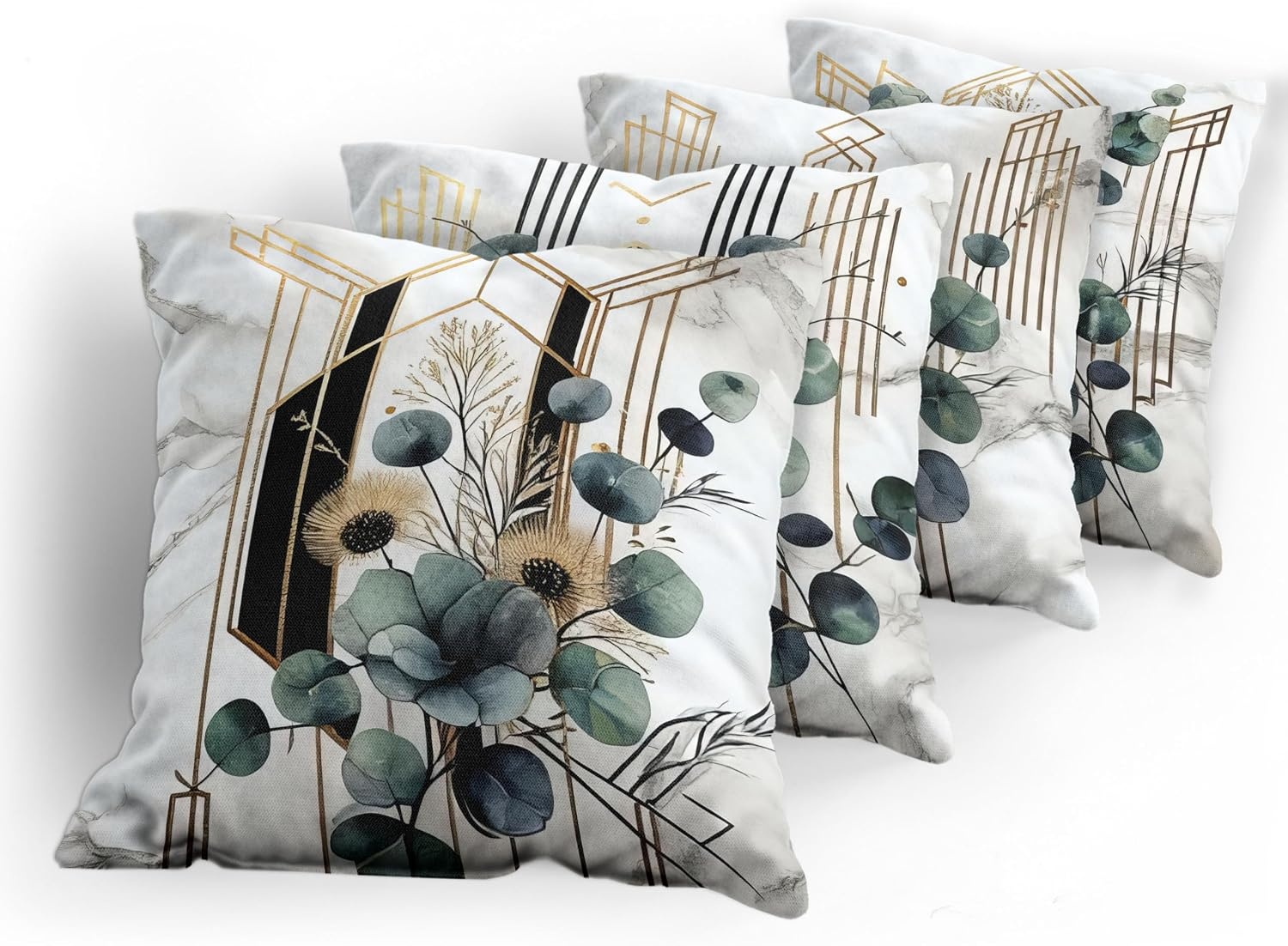 image:imageAmbesonne Abstract Throw Decorative Pillow Cover Home amp Living Room Geometric Composition Colorful Striped Dotted Rhombus Decorative Square Accent Cushion Pillow Case 20 X 20 Purple White GreyGrey Teal Sand Brown