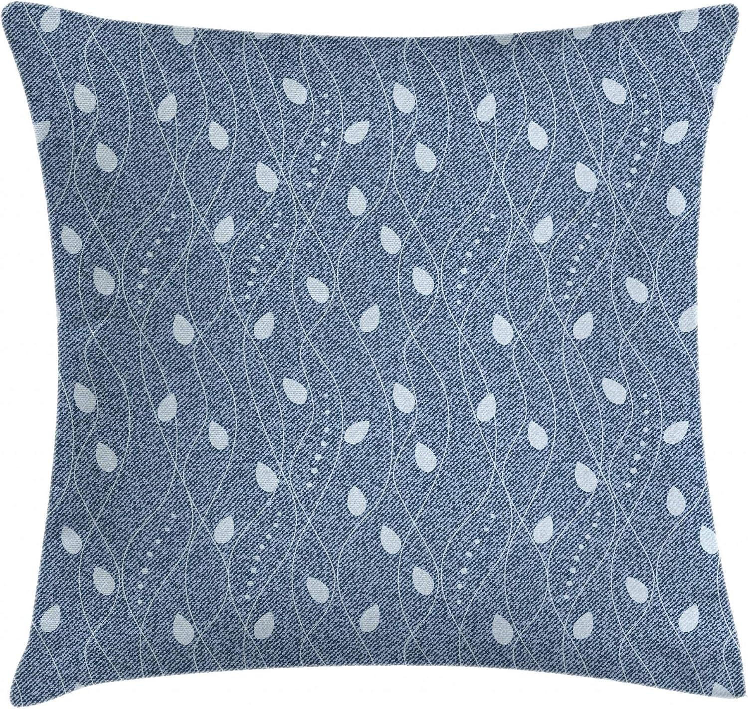 image:imageAmbesonne Abstract Throw Decorative Pillow Cover Home amp Living Room Geometric Composition Colorful Striped Dotted Rhombus Decorative Square Accent Cushion Pillow Case 20 X 20 Purple White GreyPale Blue Slate