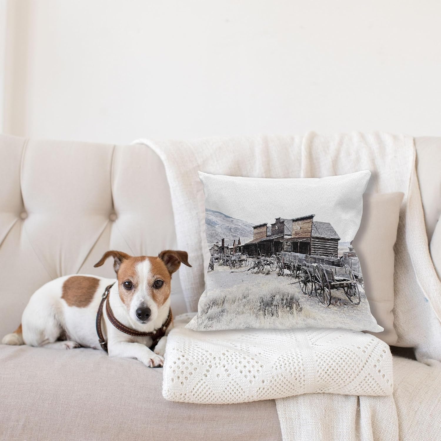 image:imageAmbesonne Abstract Throw Decorative Pillow Cover Home amp Living Room Geometric Composition Colorful Striped Dotted Rhombus Decorative Square Accent Cushion Pillow Case 20 X 20 Purple White GreyWhite Gray