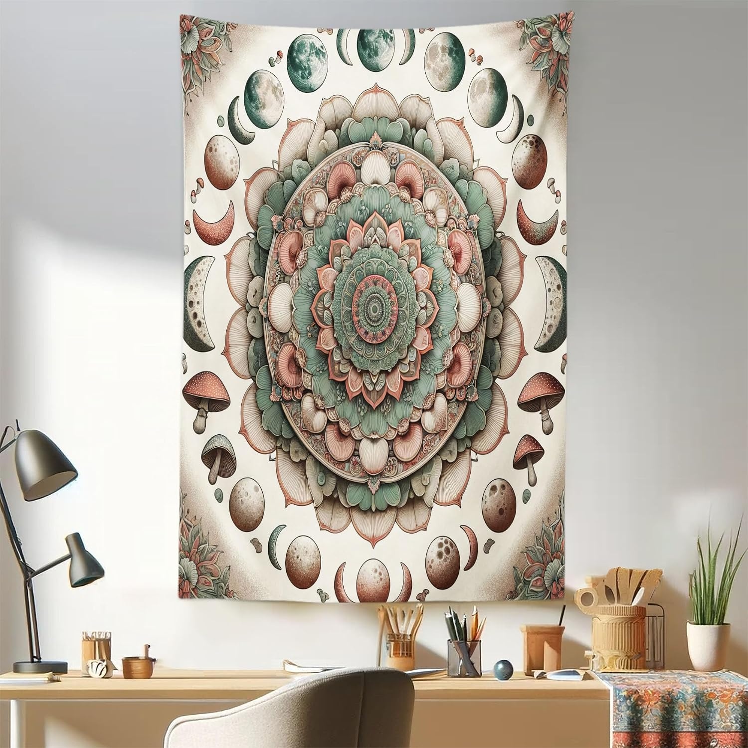 image:imageAmbesonne Wording Tapestry Hard Work Success Inspirational Words Grunge Theme Typographic Concept Wall Hanging for Bedroom Living Room Dorm Decor 60 X 80 Yellow Black WhitePale Mustard Laurel Green