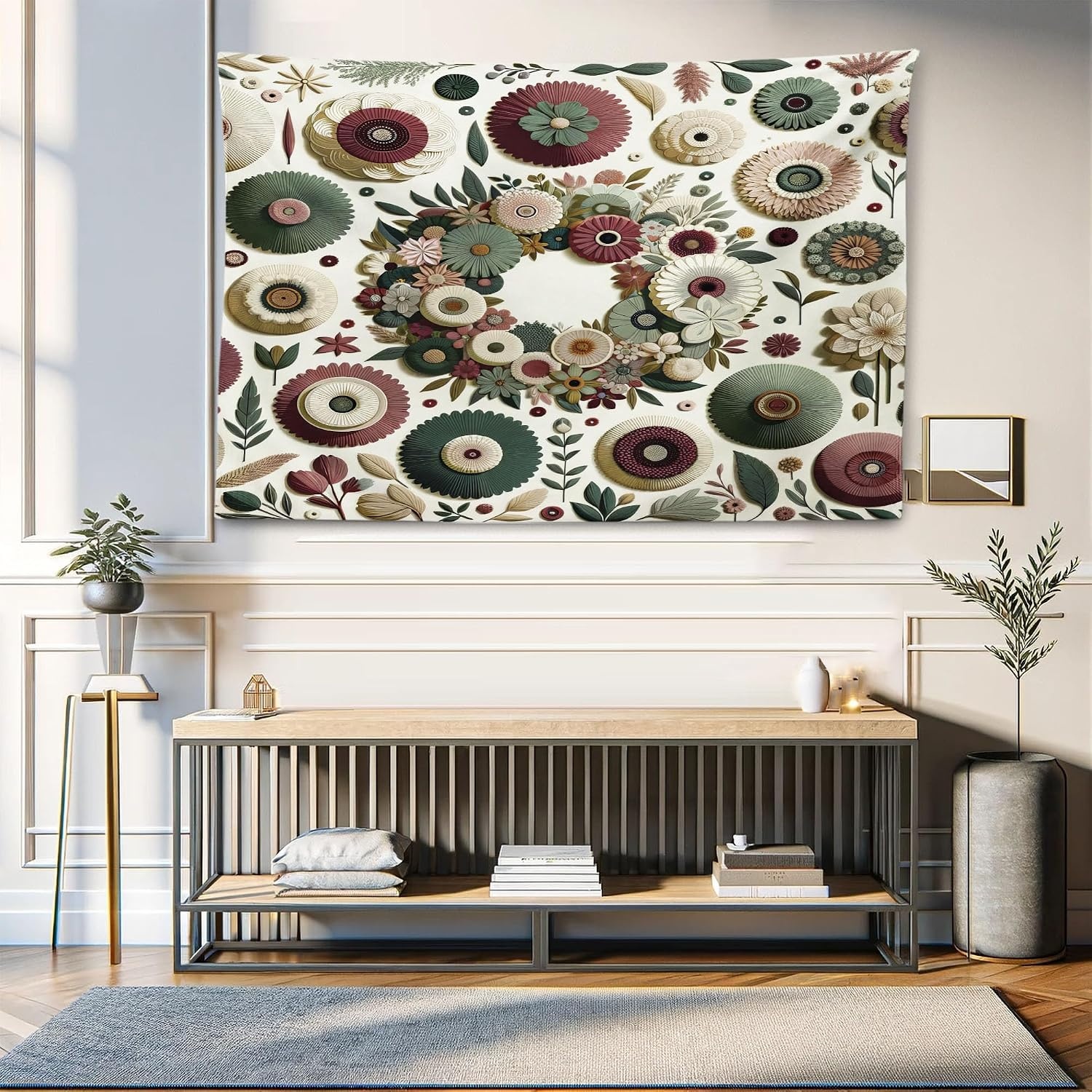 image:imageAmbesonne Wording Tapestry Hard Work Success Inspirational Words Grunge Theme Typographic Concept Wall Hanging for Bedroom Living Room Dorm Decor 60 X 80 Yellow Black WhiteEggshell Dried Rose Green