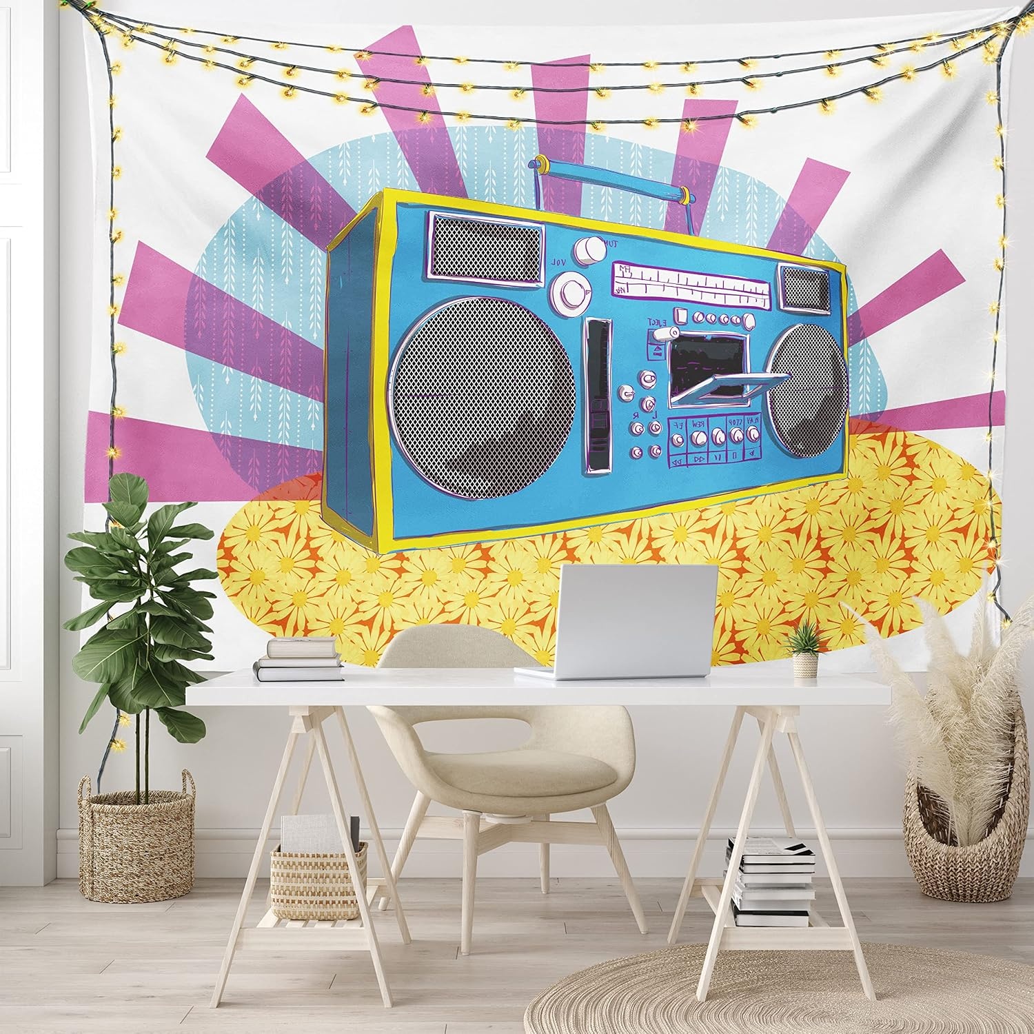 image:imageAmbesonne Wording Tapestry Hard Work Success Inspirational Words Grunge Theme Typographic Concept Wall Hanging for Bedroom Living Room Dorm Decor 60 X 80 Yellow Black WhitePurple Blue