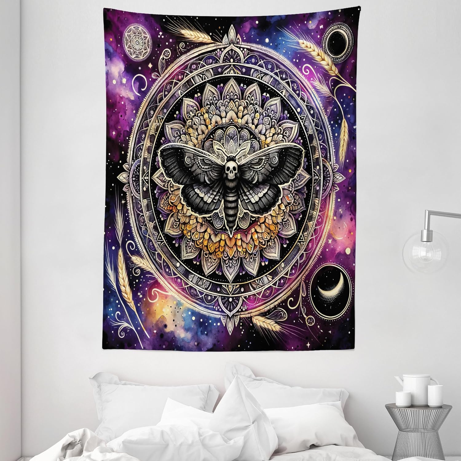 image:imageAmbesonne Wording Tapestry Hard Work Success Inspirational Words Grunge Theme Typographic Concept Wall Hanging for Bedroom Living Room Dorm Decor 60 X 80 Yellow Black WhiteBlack Mustard Quartz