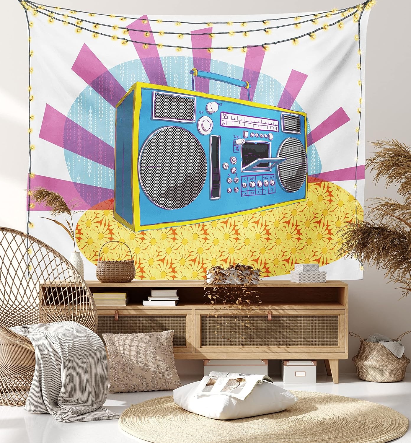image:imageAmbesonne Wording Tapestry Hard Work Success Inspirational Words Grunge Theme Typographic Concept Wall Hanging for Bedroom Living Room Dorm Decor 60 X 80 Yellow Black WhitePurple Blue