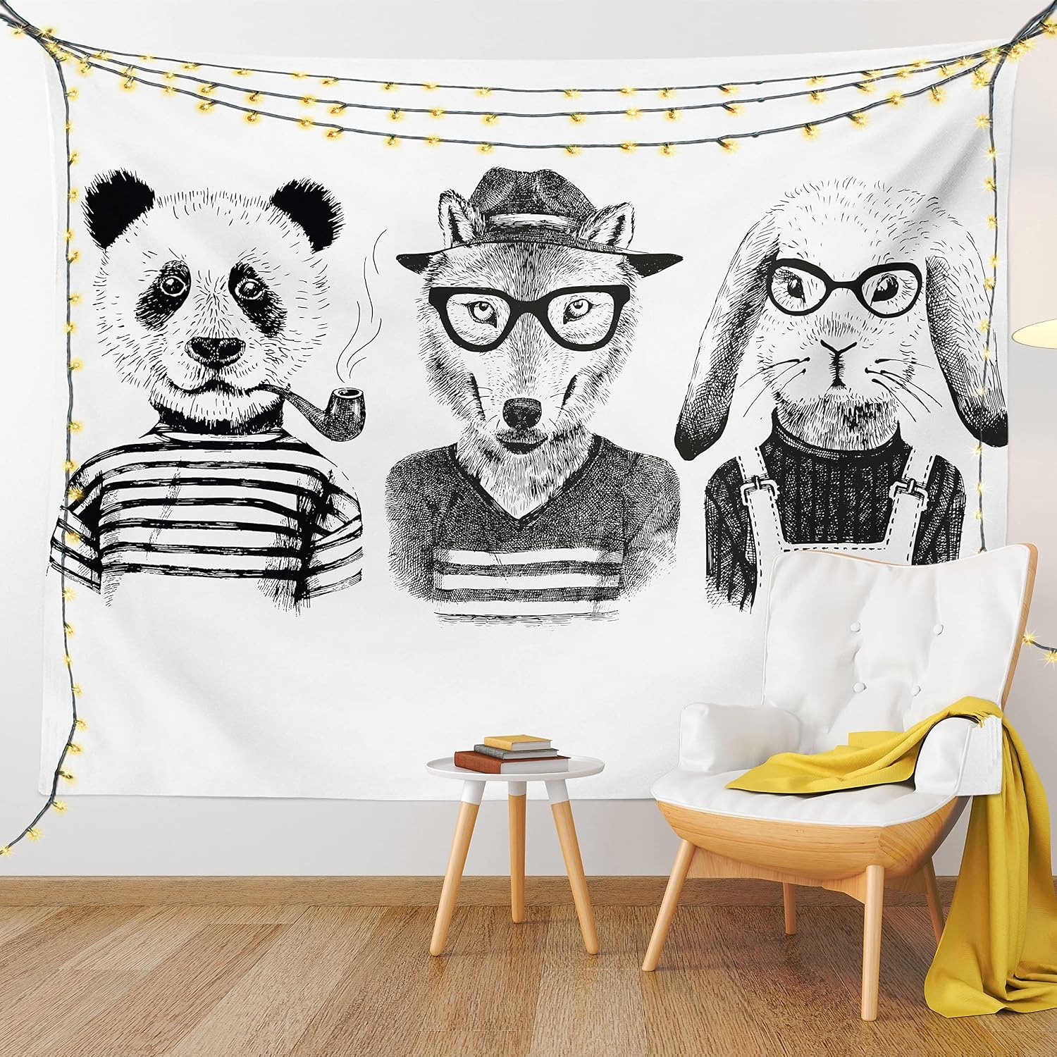 image:imageAmbesonne Wording Tapestry Hard Work Success Inspirational Words Grunge Theme Typographic Concept Wall Hanging for Bedroom Living Room Dorm Decor 60 X 80 Yellow Black WhiteWhite Charcoal