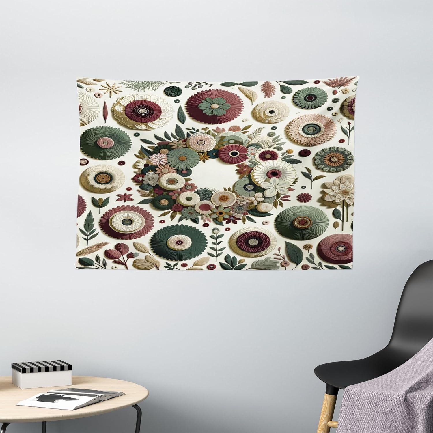 image:imageAmbesonne Wording Tapestry Hard Work Success Inspirational Words Grunge Theme Typographic Concept Wall Hanging for Bedroom Living Room Dorm Decor 60 X 80 Yellow Black WhiteEggshell Dried Rose Green
