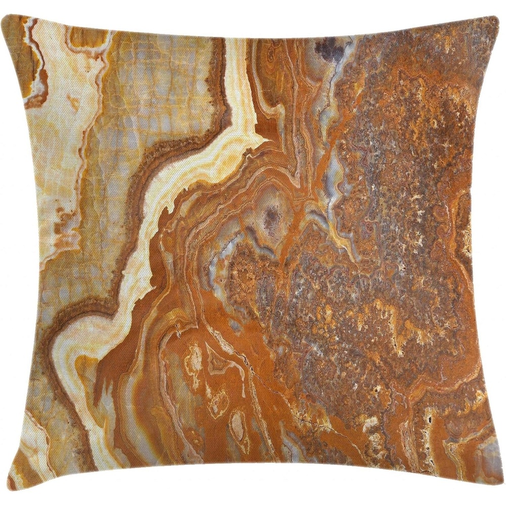 image:imageAmbesonne Abstract Throw Decorative Pillow Cover Home amp Living Room Geometric Composition Colorful Striped Dotted Rhombus Decorative Square Accent Cushion Pillow Case 20 X 20 Purple White GreyCinnamon Earth Yellow