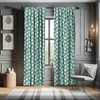 image:imageAmbesonne Abstract Curtains British Tartan Celtic Pattern with Vertical Horizontal Symmetric Stripes Image Window Treatments 2 Panel Set for Living Room Bedroom Pair of  28 x 63 Black WhiteSlate Blue