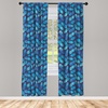 image:imageAmbesonne Abstract Curtains British Tartan Celtic Pattern with Vertical Horizontal Symmetric Stripes Image Window Treatments 2 Panel Set for Living Room Bedroom Pair of  28 x 63 Black WhitePale Blue