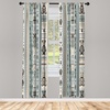 image:imageAmbesonne Abstract Curtains British Tartan Celtic Pattern with Vertical Horizontal Symmetric Stripes Image Window Treatments 2 Panel Set for Living Room Bedroom Pair of  28 x 63 Black WhiteBlue Grey Pale Grey Fawn